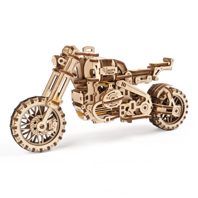 Ugears 3D puzzle Motorka s vozíkem 380 kusů