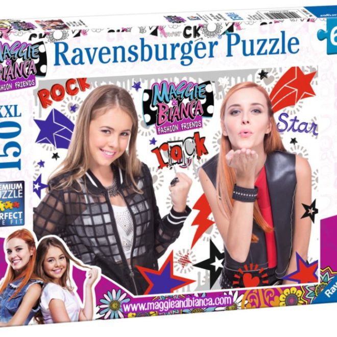 RAVENSBURGER Puzzle Maggie a Bianca: Rockerky XXL 150 dílků
