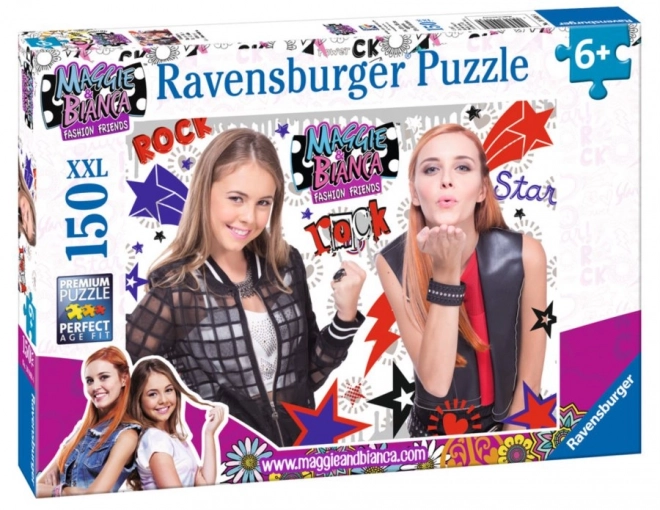 RAVENSBURGER Puzzle Maggie a Bianca: Rockerky XXL 150 dílků