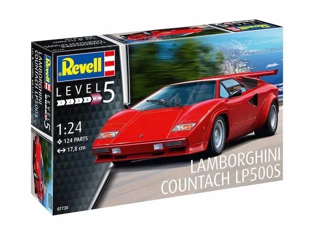 Plastikový model Lamborghini Countach LP500 1/24