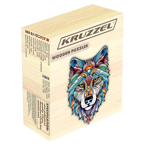 Dřevěné puzzle Kruzzel 24552