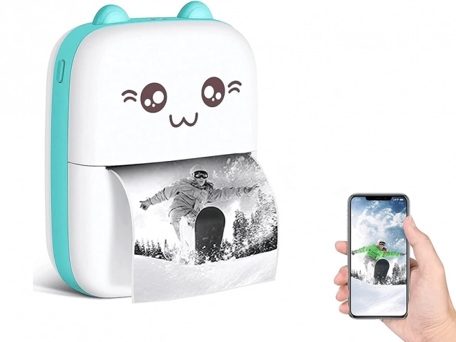 Mini bezdrátová termální tiskárna pro fotografie a poznámky