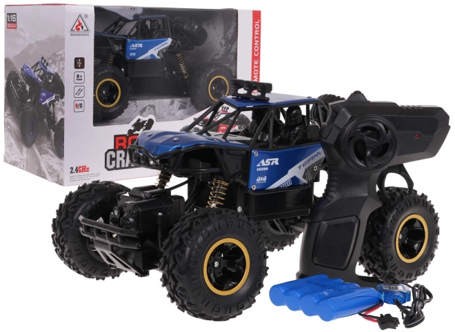 Crawler MONSTER ROCK R/C 1:16 modrý