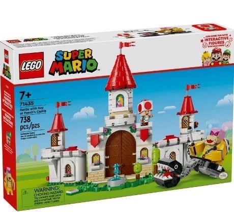 LEGO Super Mario 71435 Bitva s Royem na hradě Peach