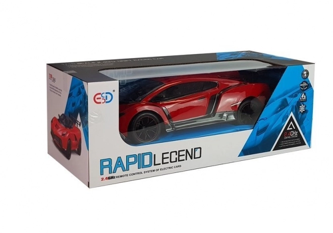 Dálkově ovládané sportovní auto 1:10 Red R/C