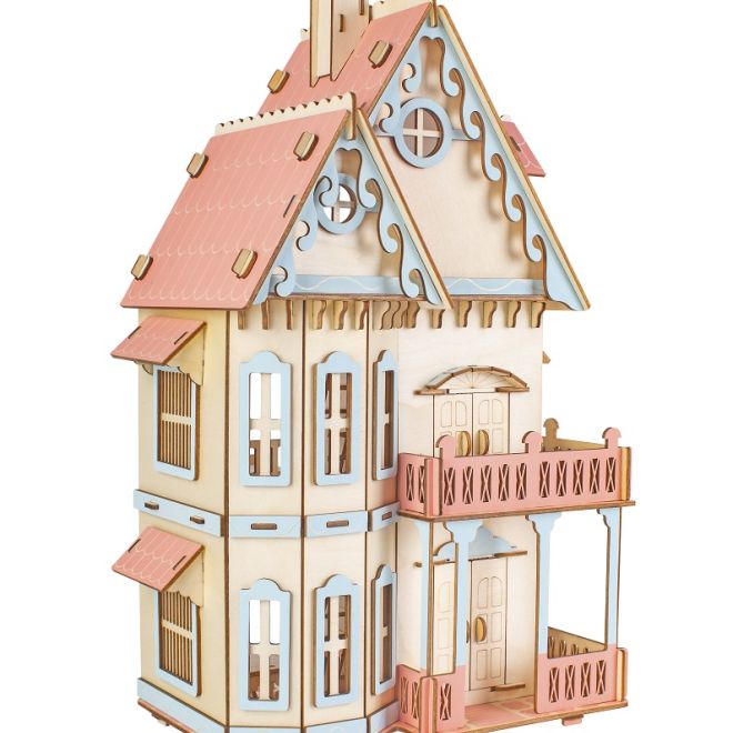 Woodcraft Dřevěné 3D puzzle Gotická vila