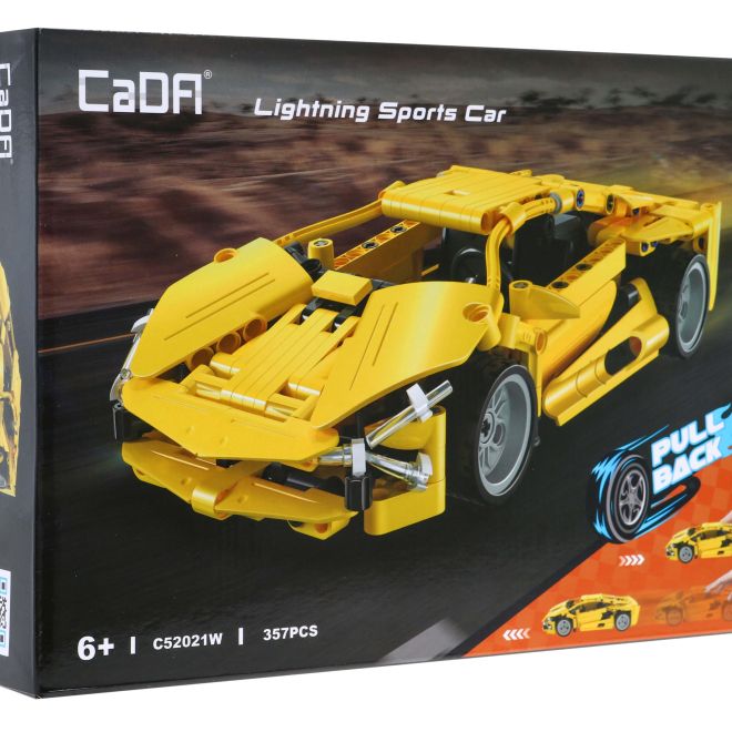 CaDA 357 dílů CaDA 357 dílů Sportovní auto Lightning pro děti 6+