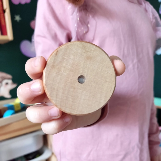 Dřevěné magnetické kostky WABI, 20 kusů