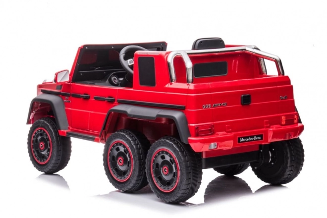 Autobaterie Mercedes Benz G63 6X6 Red