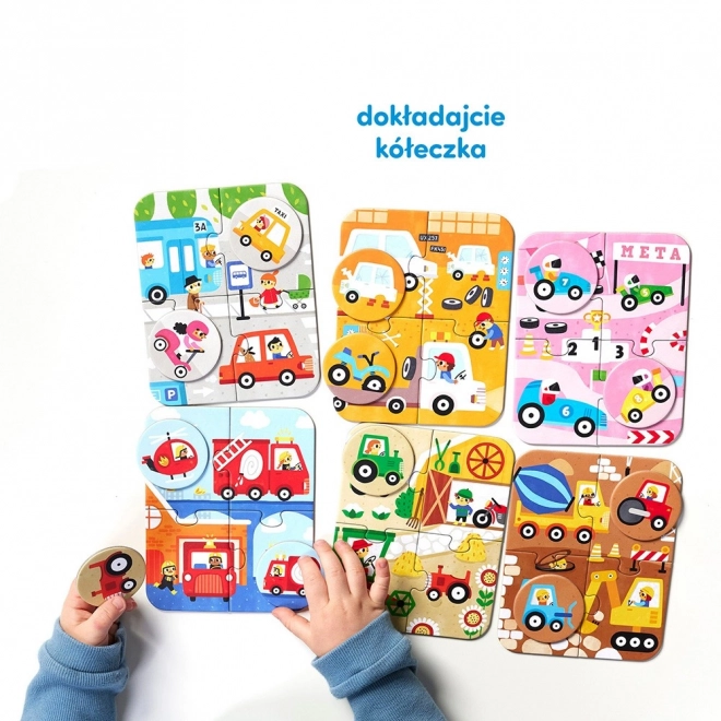 Puzzle Auta Malé a Velké