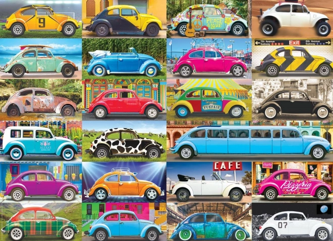 EUROGRAPHICS Puzzle Volkswagen Beetle: Brouk na cestách 1000 dílků