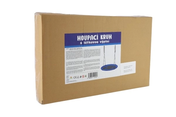 Houpací kruh 80 cm látková výplň v krabici 60x37x7cm – Zelený