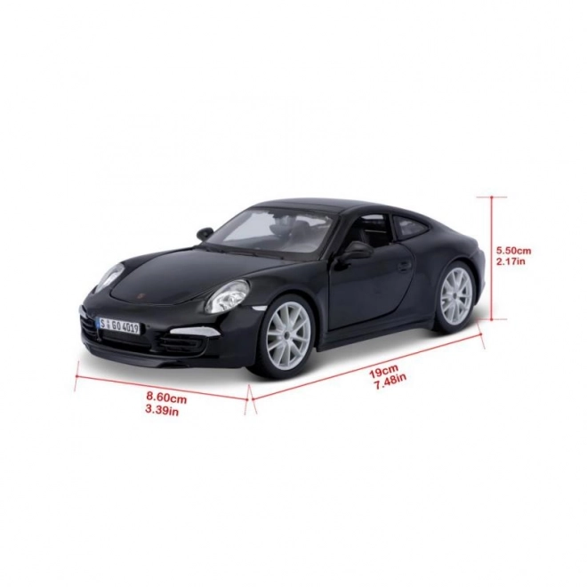 Model auta Porsche 911 Carrera S Černý