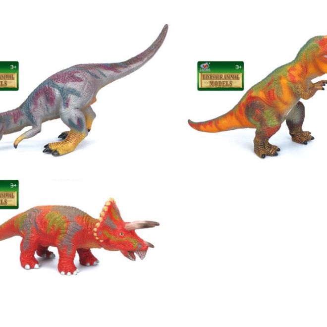 Dinosaurus měkký 3 druhy 50 cm