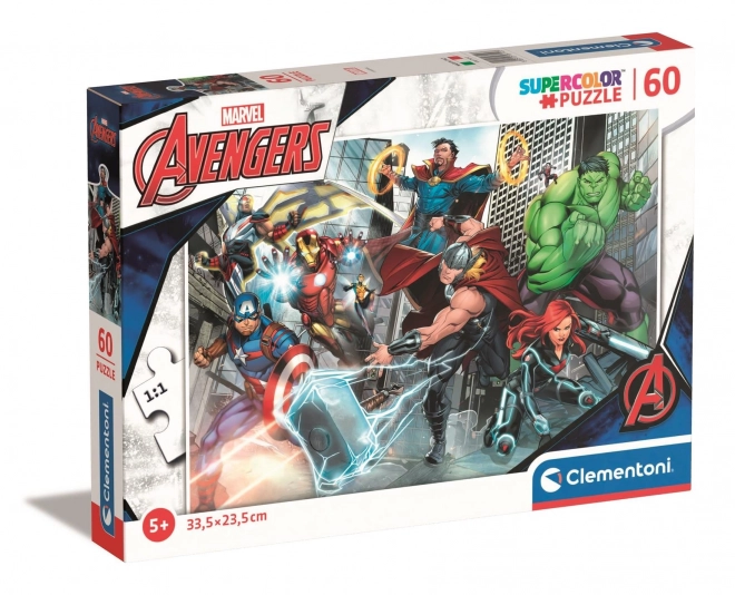 Puzzle 60 prvků Super barva Avengers