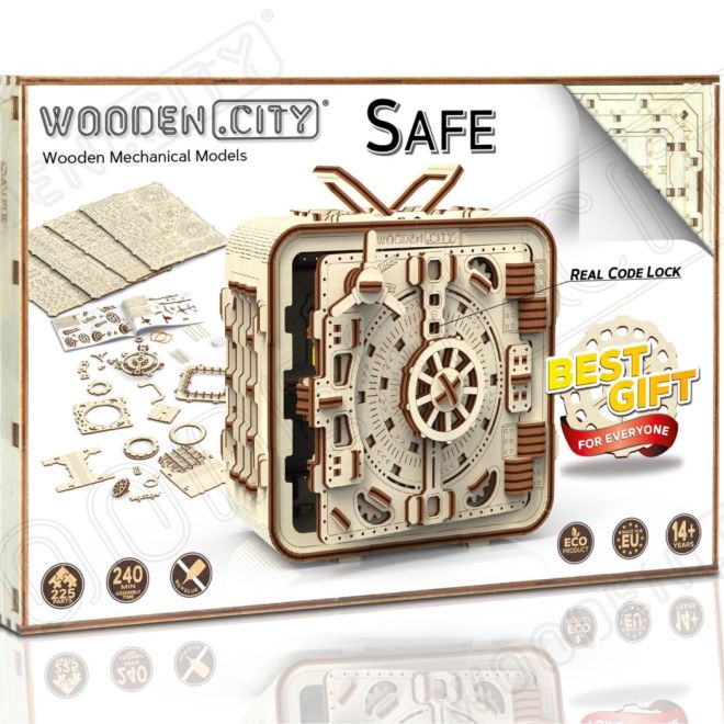 Wooden City 3D puzzle Trezor 225 dílů