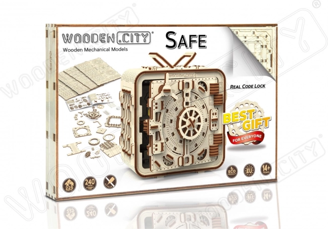 Wooden City 3D puzzle Trezor 225 dílů