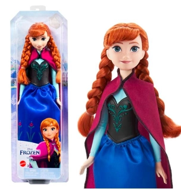 Panenka Disney Frozen Elsa Ice Age 2 – Anna v modro-černých šatech