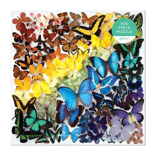 Duhoví motýli puzzle 500 dílků