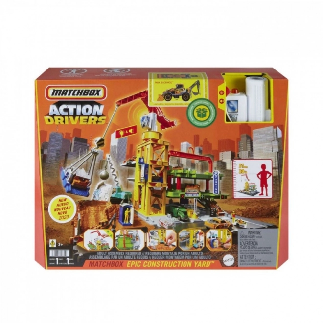 Stavebnice Matchbox Real Adventures Construction Zone