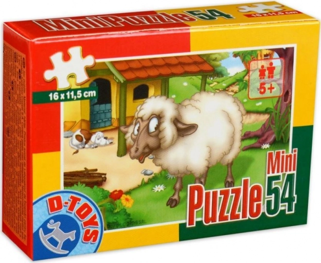 D-TOYS Puzzle Ovečka 54 dílků