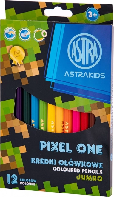 ASTRA Pastelky Pixel One 12ks Jumbo