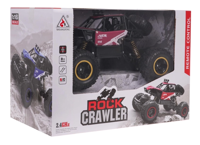 Crawler MONSTER ROCK R/C 1:16 – Červené