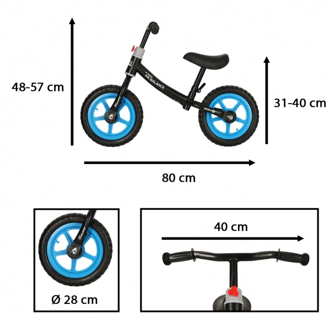 Dětské kolo - odrážedlo Trike Fix Balance černé