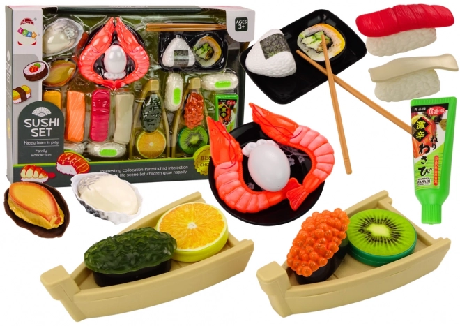 Sushi Toys Set krevety Příslušenství pro děti 24 položek.