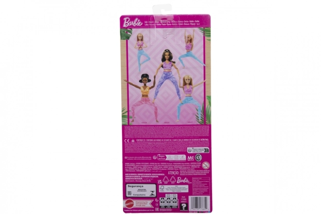 barbie v pohybu - Blondýnka s modrých legínách HRH27