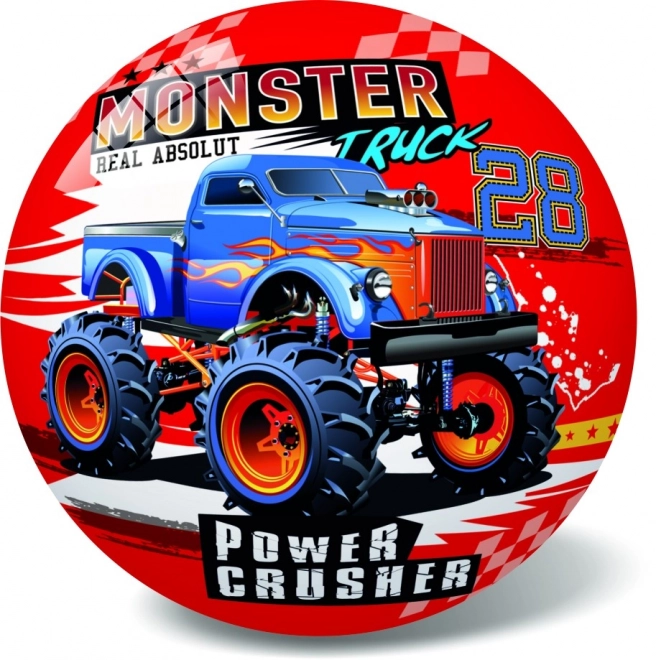 Míč Super Cars Monster Truck 14cm