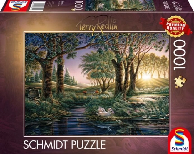 SCHMIDT Puzzle Ranní magie u jezera 1000 dílků