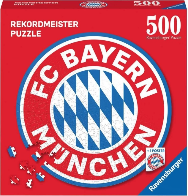 Kruhové puzzle logo FC Bayern