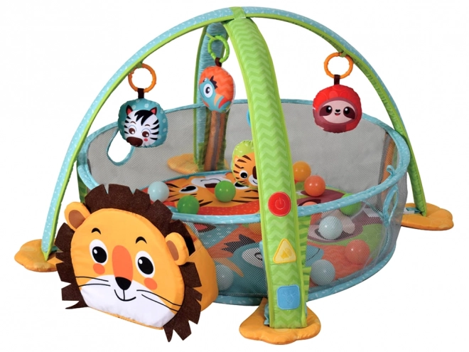 Vzdělávací podložka Lion Playpen Balls pro děti Melodies