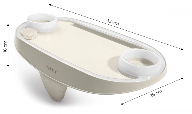 Držák na nápoje s LED osvětlením a prostorem pro tablet, telefon SPA INTEX 28520