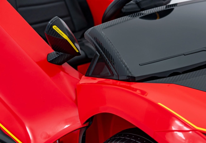 Dětský vůz Lamborghini Invencible červený