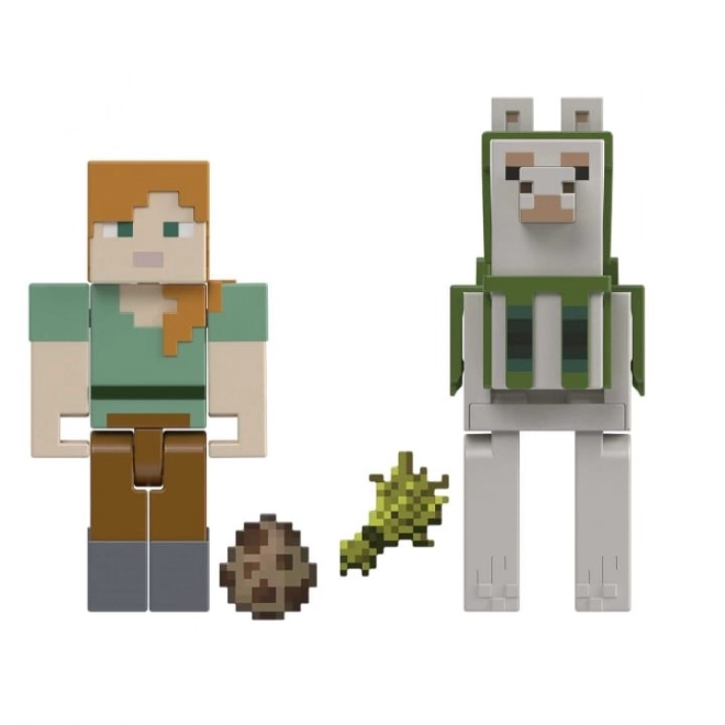 Minecraft Alex a Lama figurka