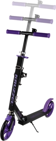 Skládací městská koloběžka pro děti s velkými koly (200 mm) – fialová