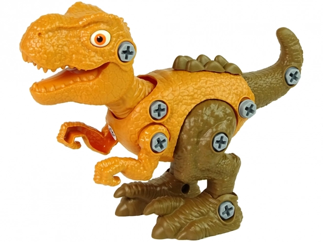 Tyranosaurus Rex Dinosaurus Set s vejcem DIY Šroubovák Orange