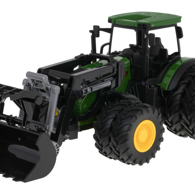 Zelený traktor s turbínou 1:24