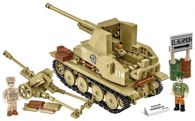 Stavebnice Sd.Kfz. Marder III 486 dílků