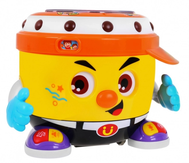 Interaktivní taneční perkusní DJ pro děti 18m+ Melodie Světla + 2 taneční režimy + funkce nahrávání textů písní