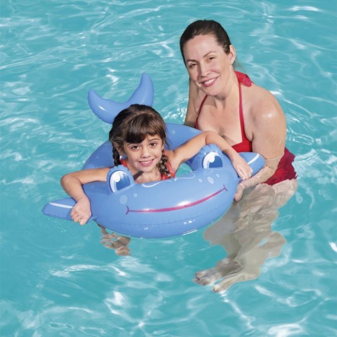 BESTWAY 84x71cm Vinylové dětské velrybí kolo na plavání