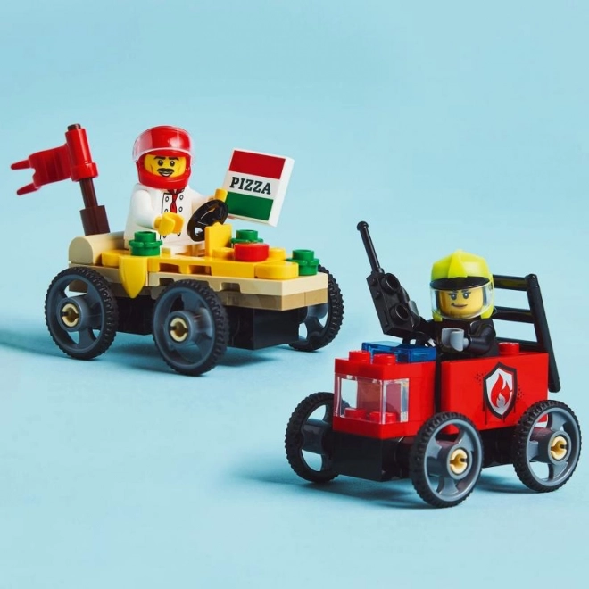 Lego Classic Závodní set: Pizza vs Hasičské auto