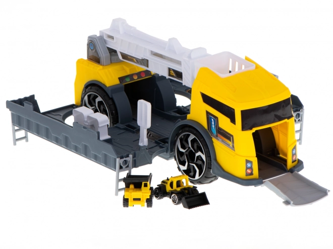 Transportér 2v1 s autíčky