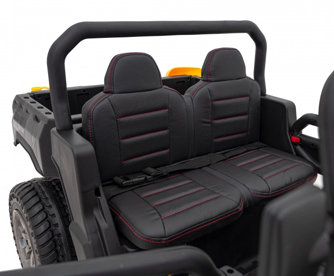 Auto Pick-Up Speed 900 pro děti černé + pohon 4x4 + pohyblivá pumpa + zavazadlový prostor + dálkové ovládání + lopata + LED audio