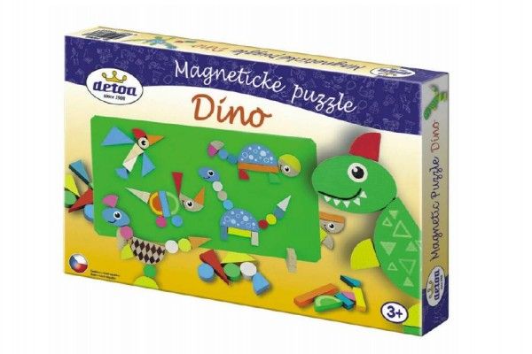 Magnetické puzzle - Dinosauři 44 ks