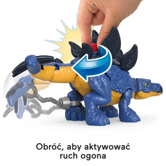 Sada figurek Jurassic World Imaginext Stegosaurus a Dr. Grant