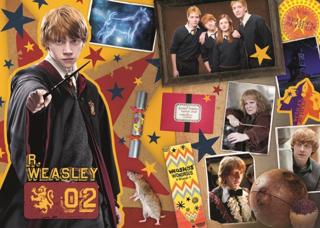 TREFL Puzzle Harry Potter: Ron, Hermiona a Harry 400 + 500 + 600 dílků