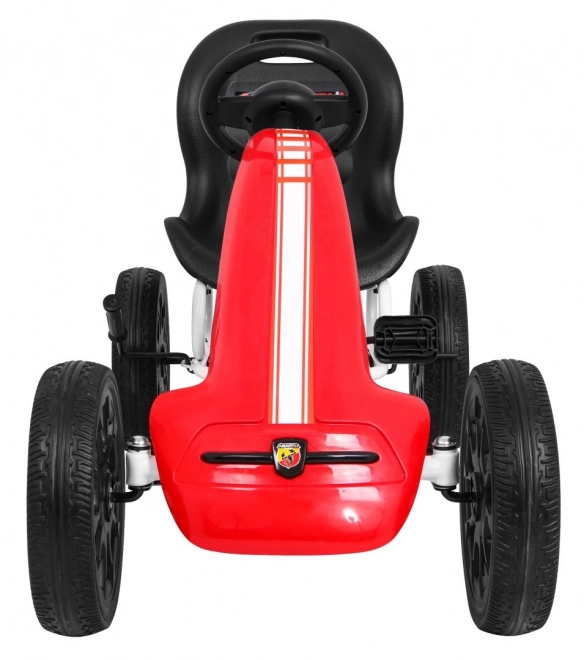 Gokart licencovaný ABARTH červený